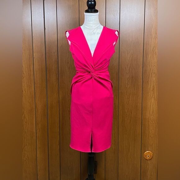 Prabal Gurung Lily Twist-Front Midi Dress size 0 - Picture 6 of 13